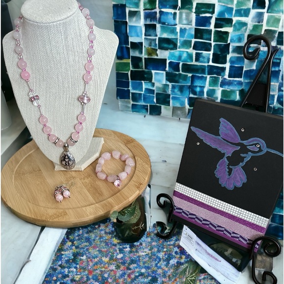 Accessories - Handcrafted 3Piece Jewelry Set and Jewelry Box